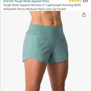 NWT women shorts (ash green)